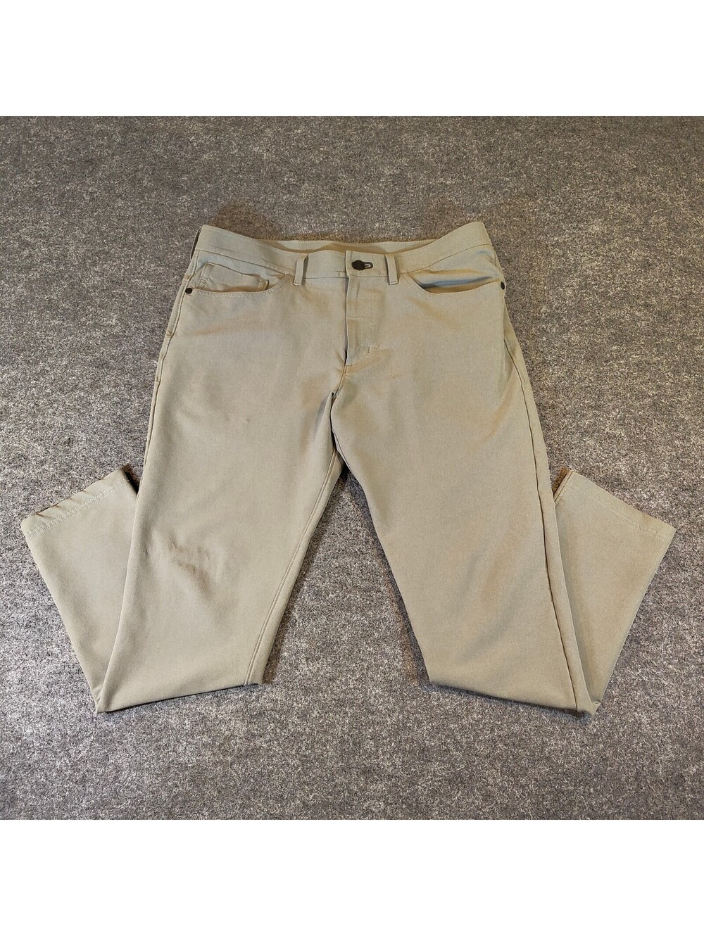 Public Rec Men's Everyday Pants Tan Khaki Stretch Travel Commuter Slim 32x30